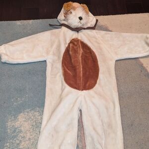 Kids plush dog costume
